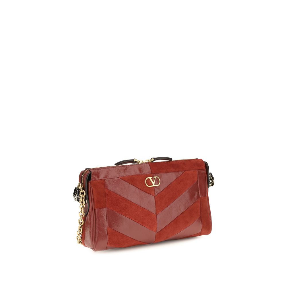 Sac à bandoulière Valentino Garavani en cuir de veau multicolore Bos Taurus