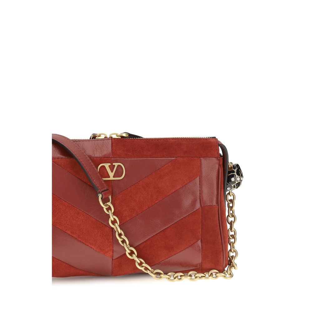 Sac à bandoulière Valentino Garavani en cuir de veau multicolore Bos Taurus
