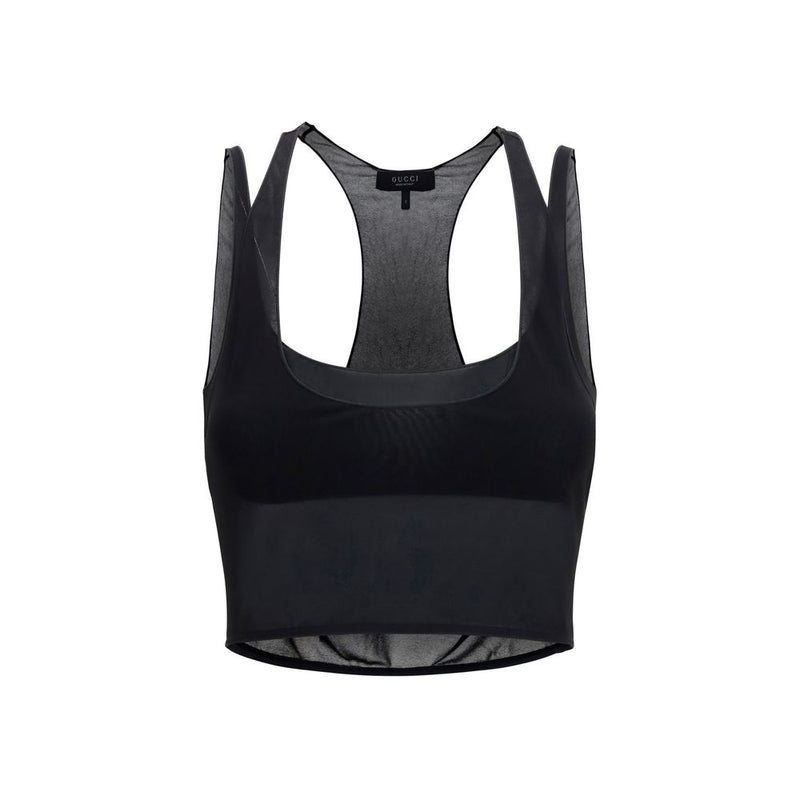 Gucci Black Viscose Blouse - Contemporary Design