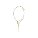 Collier Chloé en laiton doré