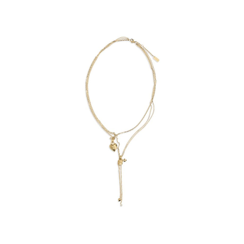 Collier Chloé en laiton doré