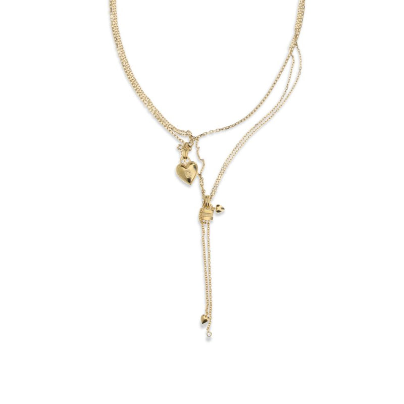 Collier Chloé en laiton doré