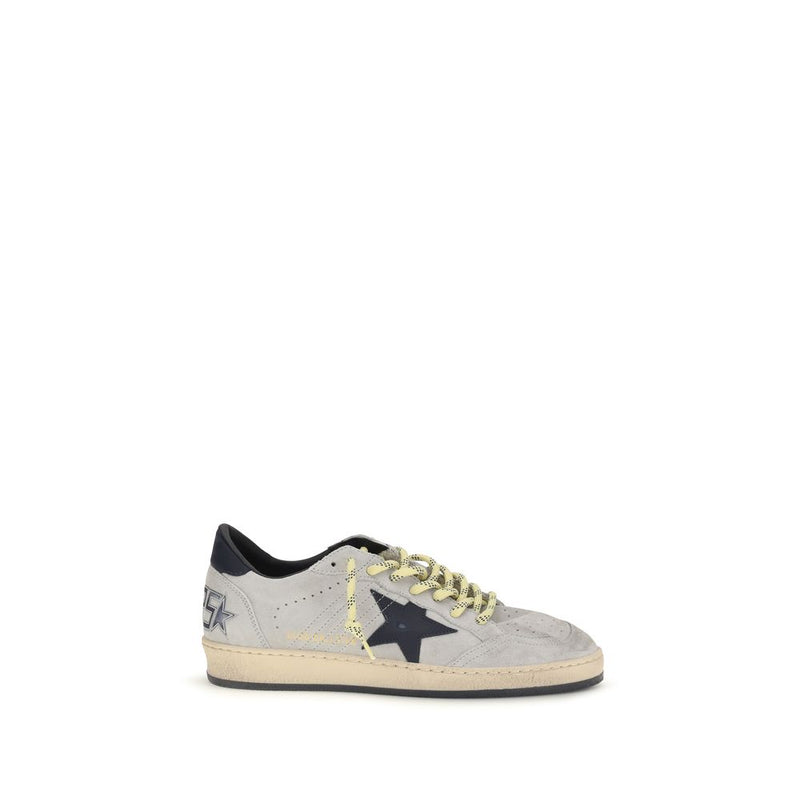 Baskets Golden Goose en cuir de veau gris Bos Taurus