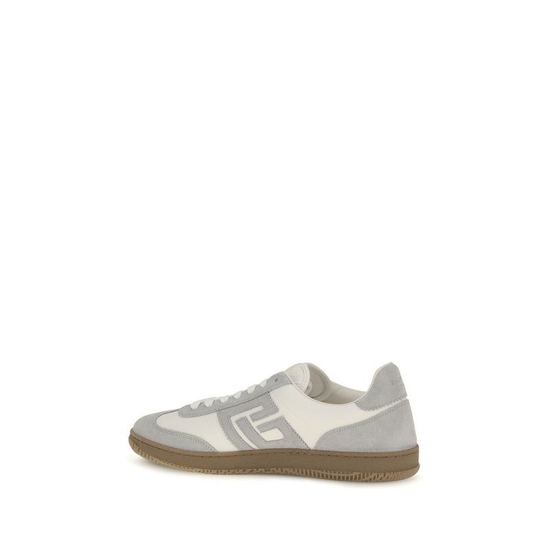 Baskets Balmain en cuir de veau blanc Bos Taurus