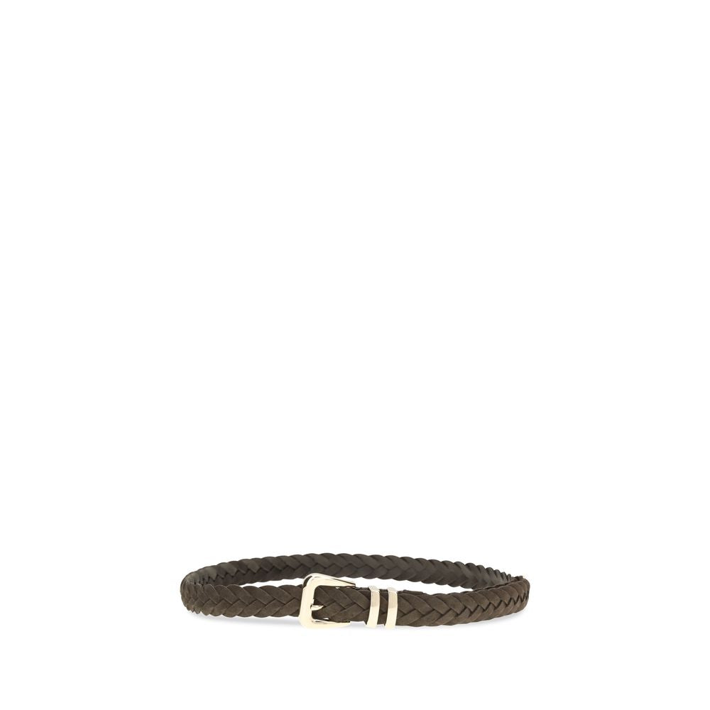 Ceinture Brunello Cucinelli Bos Taurus Regular en cuir de veau marron