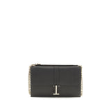 Tom Ford Black Calf Leather Bos Taurus Shoulder Bag