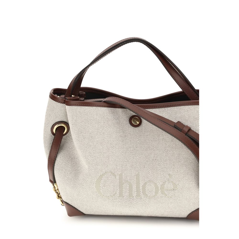 Sac à main Chloé en tissu beige