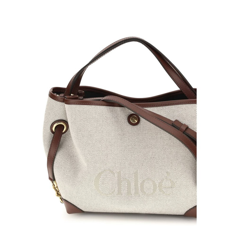 Sac à main Chloé en tissu beige