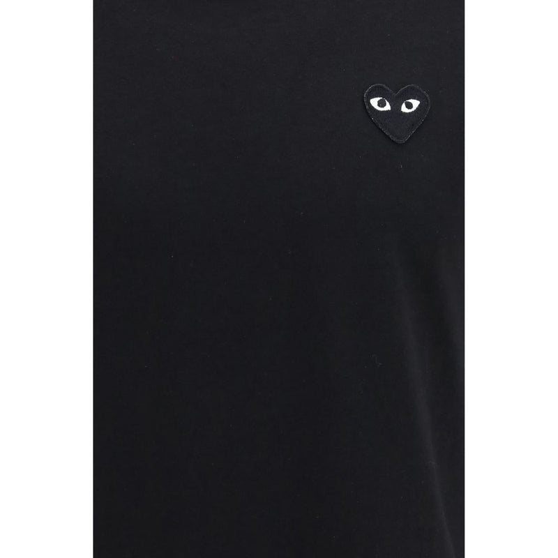 T-shirt noir en coton Comme Des Garçons Play