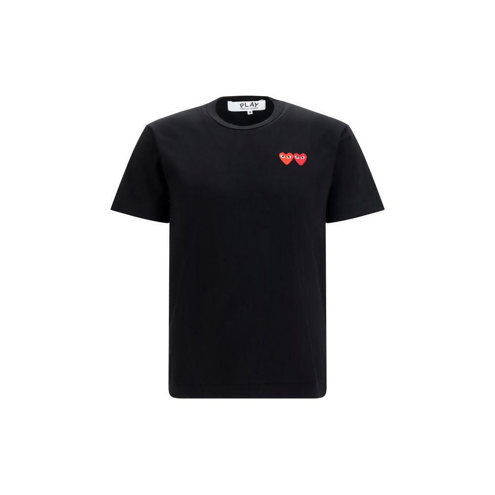 T-shirt noir en coton Comme Des Garçons Play