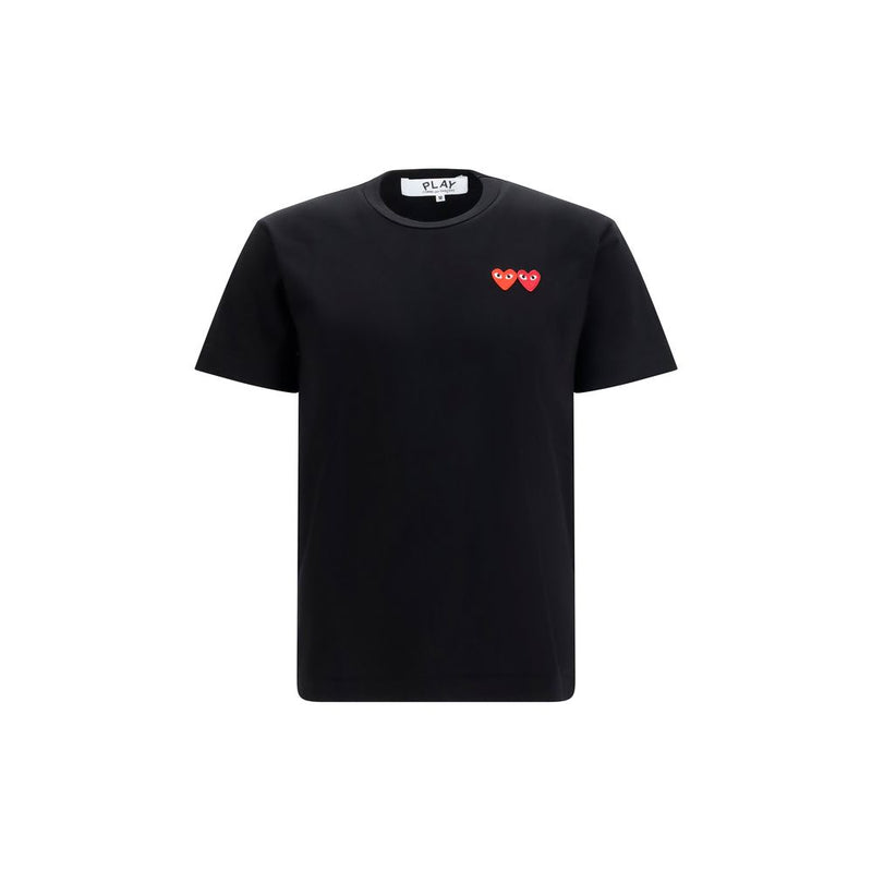 T-shirt noir en coton Comme Des Garçons Play