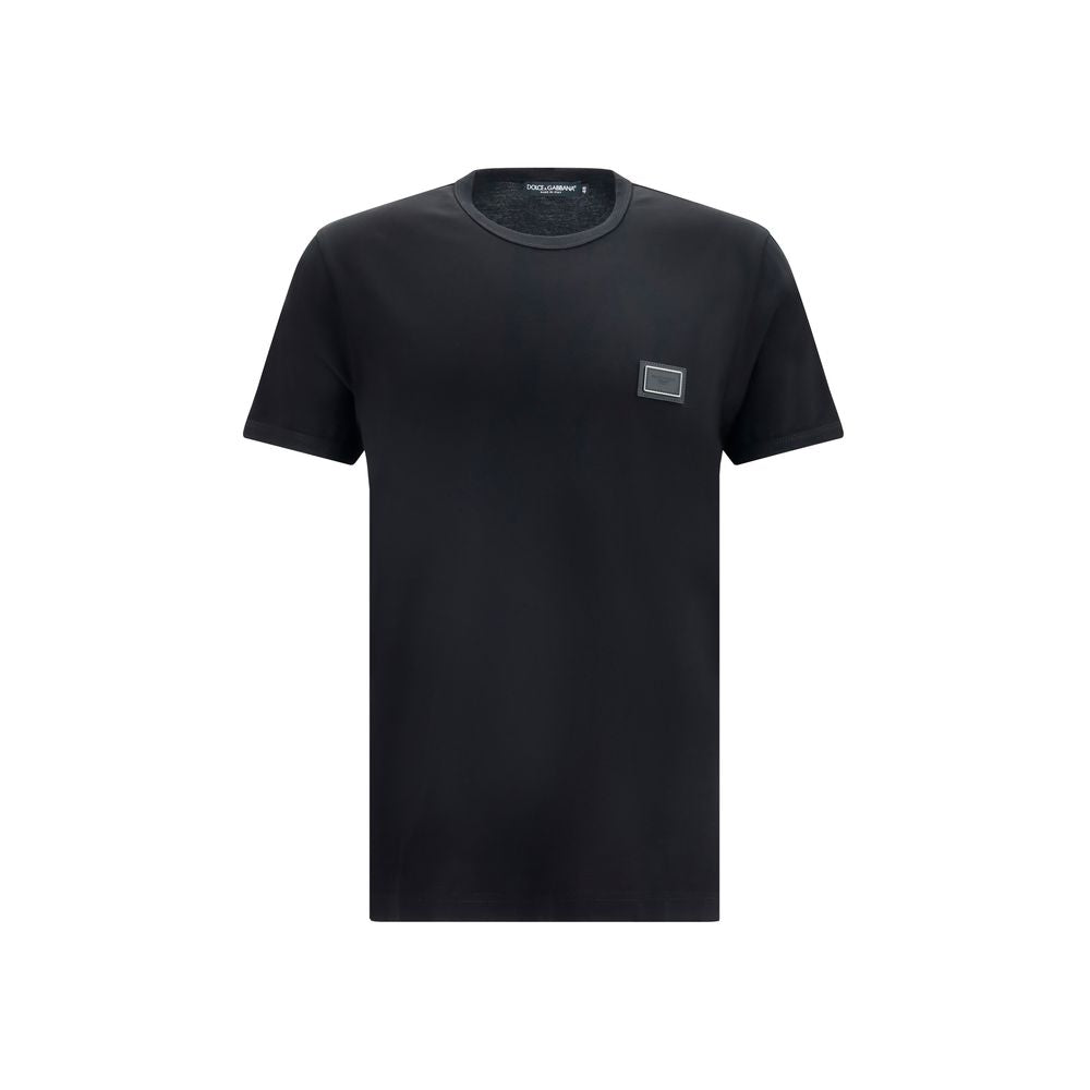 T-shirt en coton noir Dolce &amp; Gabbana