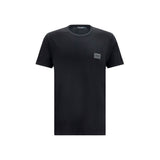 T-shirt en coton noir Dolce &amp; Gabbana