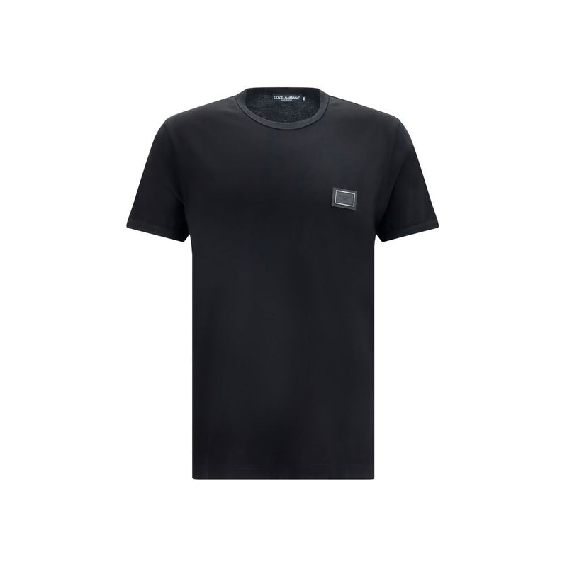 T-shirt en coton noir Dolce &amp; Gabbana