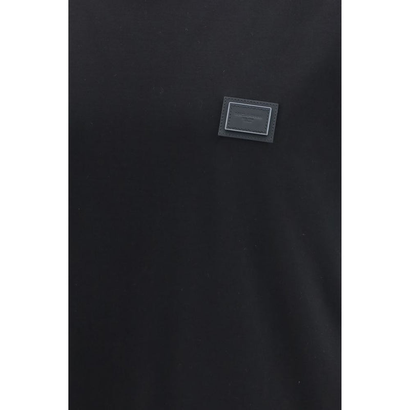 T-shirt en coton noir Dolce &amp; Gabbana