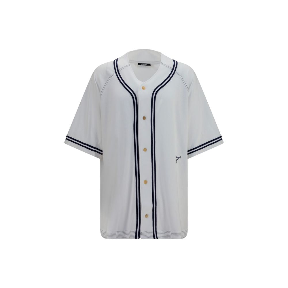 Chemise Jacquemus en coton blanc à motifs