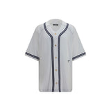 Chemise Jacquemus en coton blanc à motifs