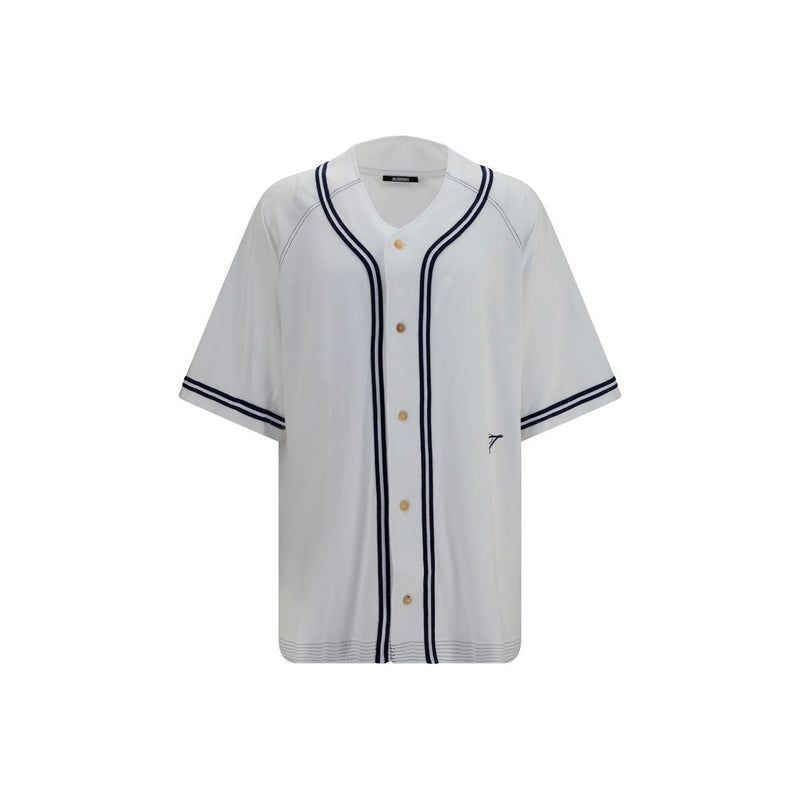 Jacquemus White Cotton Pattern Shirt
