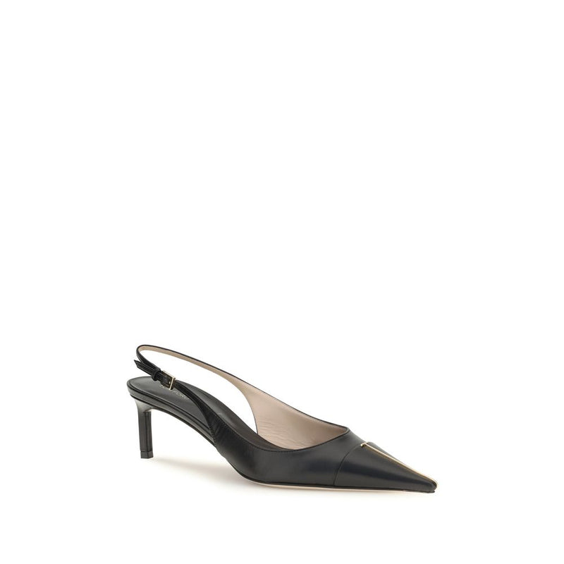Escarpins Tom Ford en cuir de veau noir Bos Taurus à talon moyen