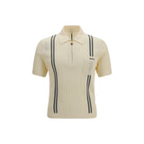 Versace Beige Cotton Polo Shirt