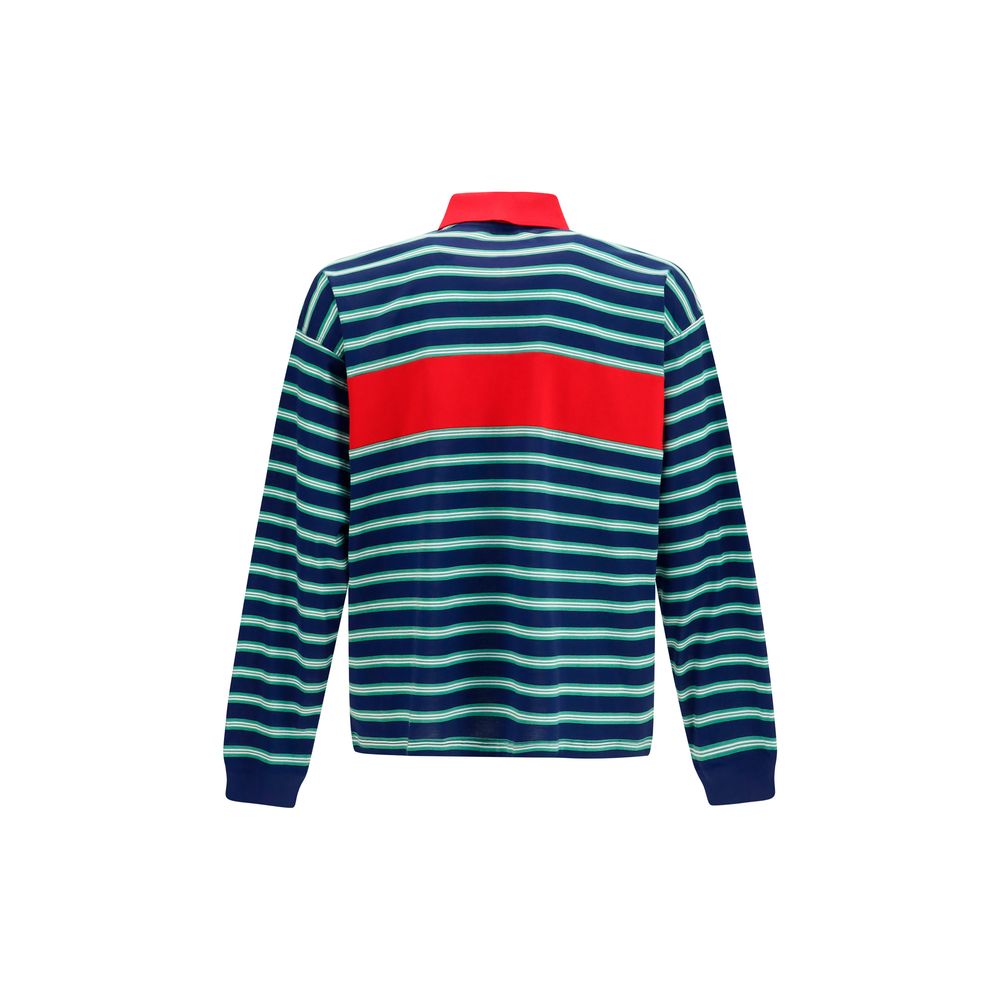 Polo Versace en coton multicolore