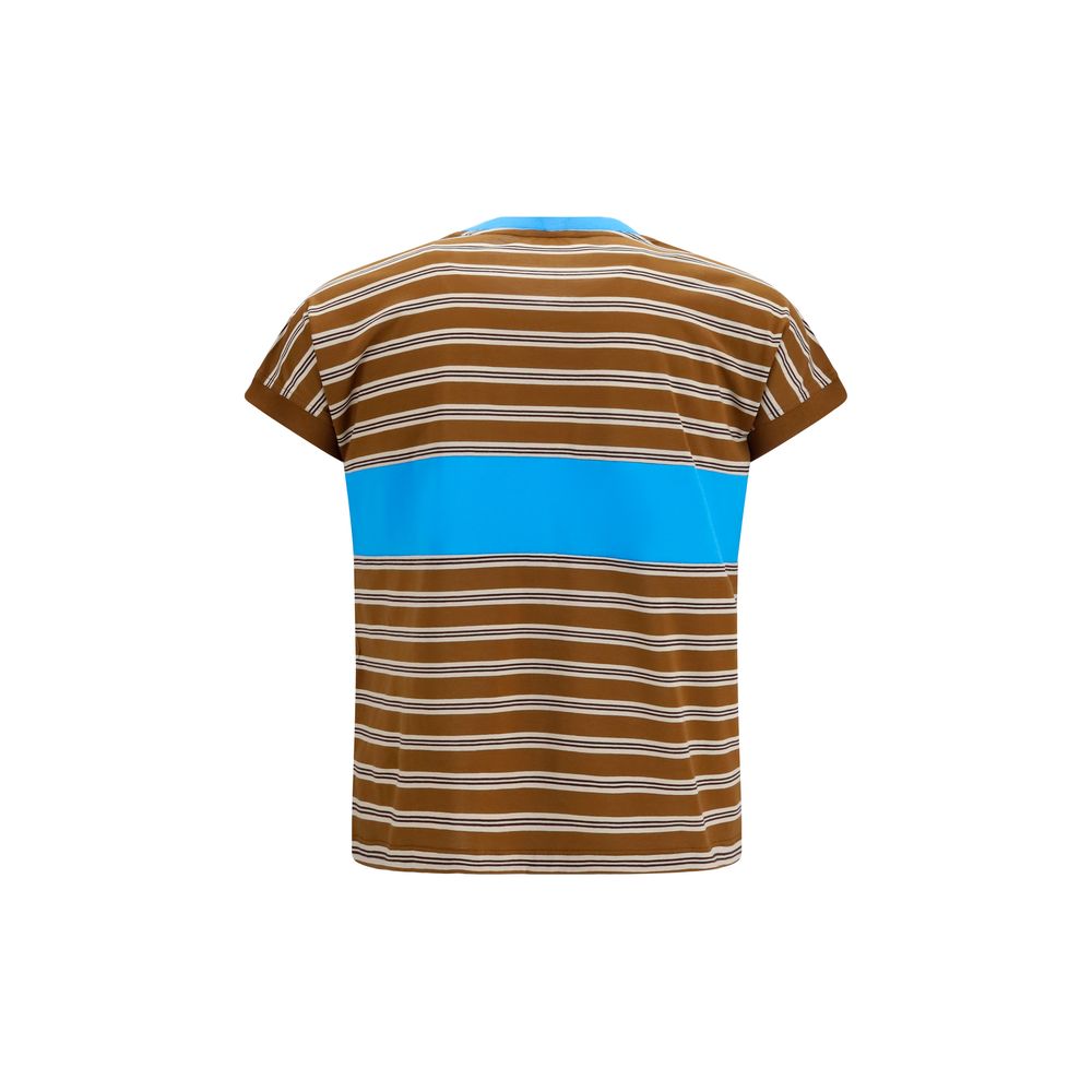 T-shirt en coton marron Versace