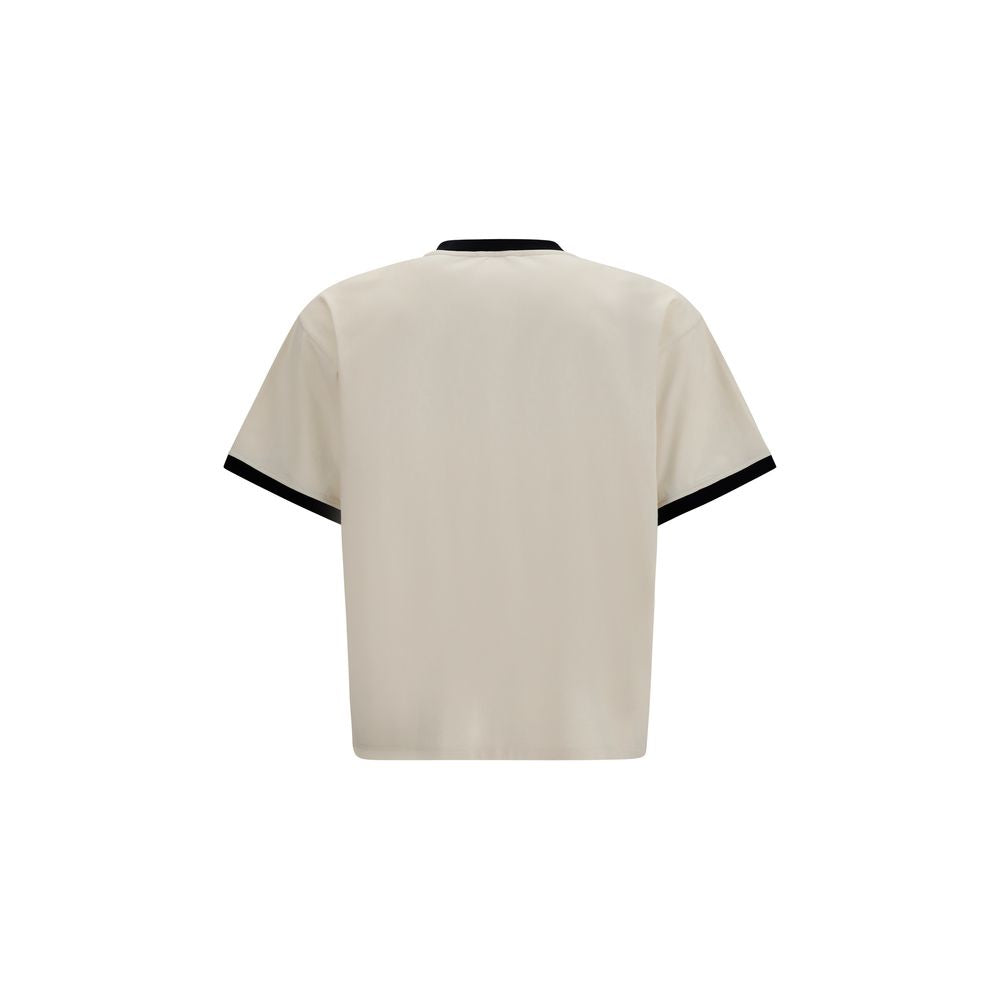 T-shirt en coton beige Versace