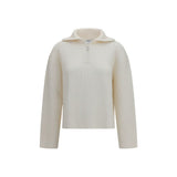 Courrèges White Wool Oves Aries Sweatshirt