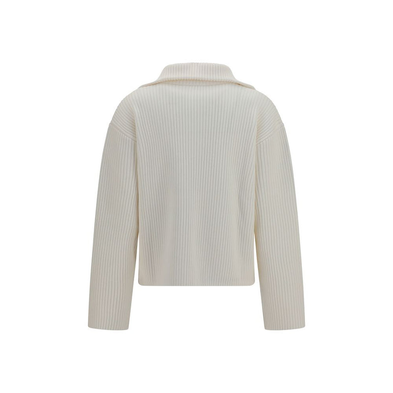 Courrèges White Wool Oves Aries Sweatshirt