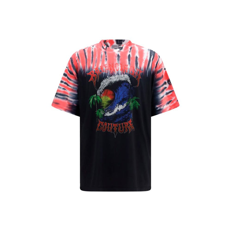 T-shirt Balenciaga multicolore en coton