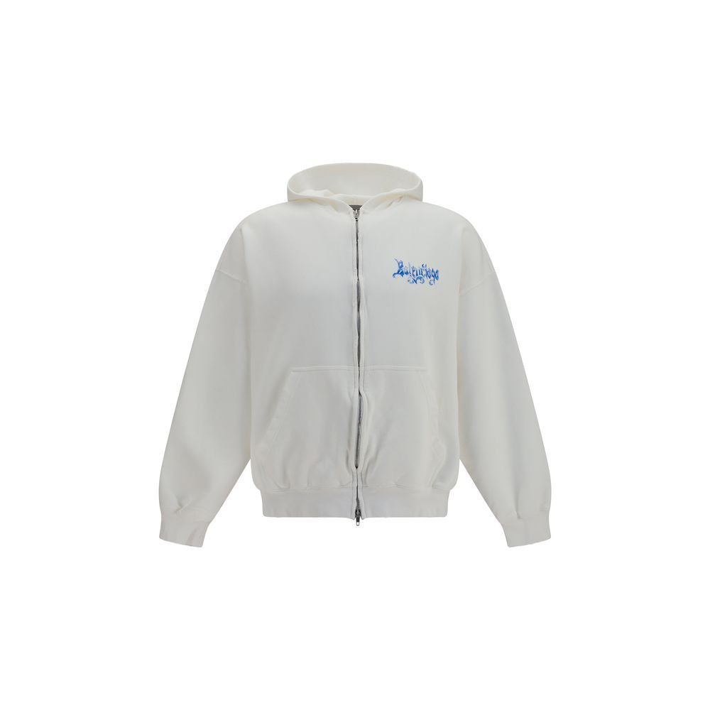 Sweat-shirt Balenciaga en coton blanc