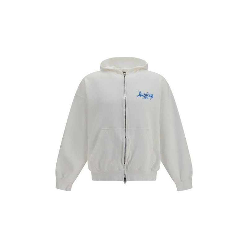 Sweat-shirt Balenciaga en coton blanc