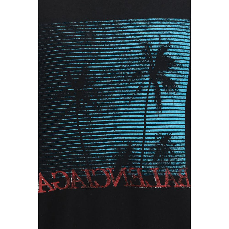 Balenciaga Black Cotton Sweatshirt