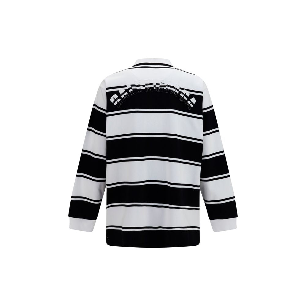 Polo Balenciaga en coton blanc