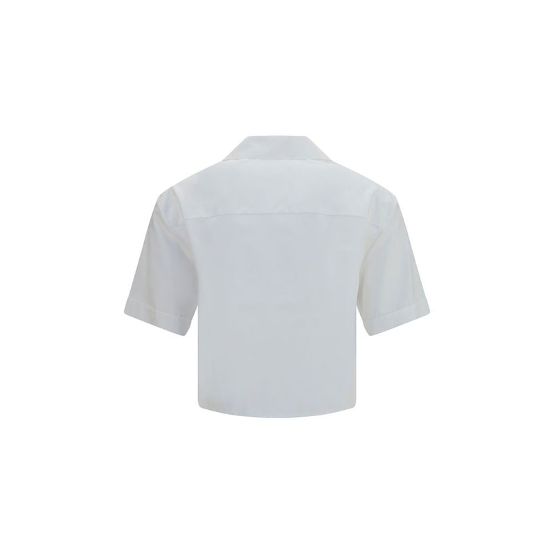 Versace White Cotton Dress Shirt - Contemporary Women's Fashion