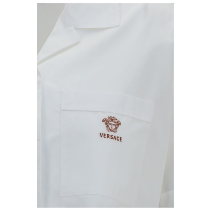 Versace White Cotton Dress Shirt - Contemporary Women's Fashion