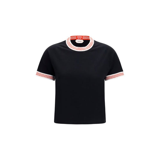Versace Black Cotton T-Shirt