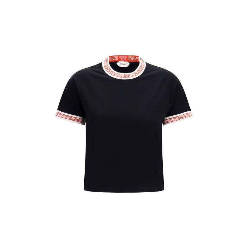 Versace Black Cotton T-Shirt