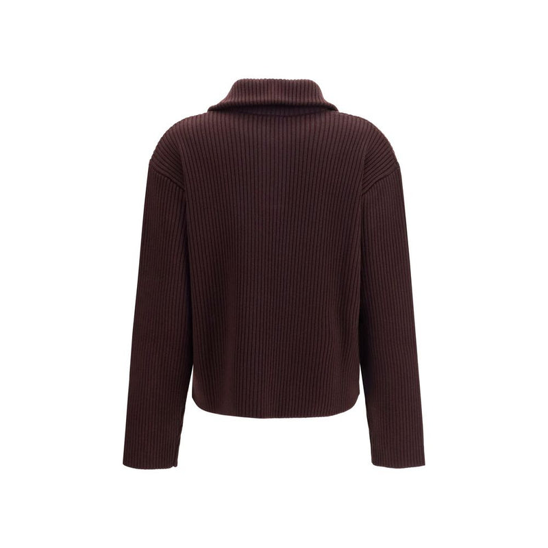 Courrèges Brown Wool Oves Aries Sweatshirt
