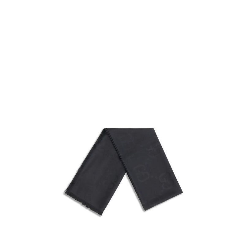 Écharpe Gucci en laine noire Oves Aries