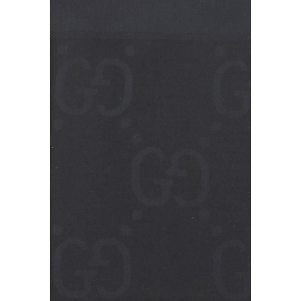 Écharpe Gucci en laine noire Oves Aries