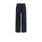 Pantalon cargo Burberry bleu en polyamide