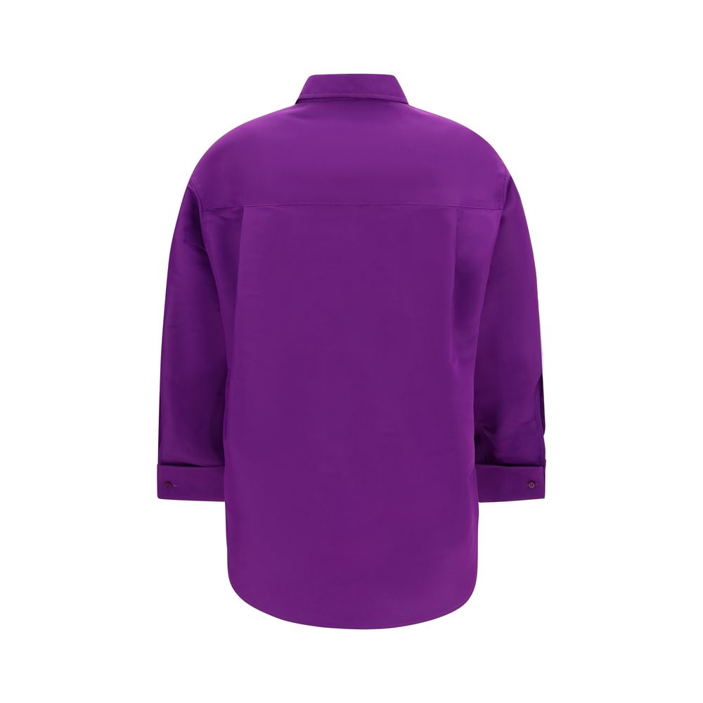 Chemise Balenciaga en coton violet