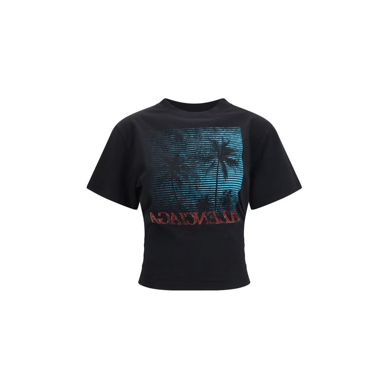 T-shirt Balenciaga en coton noir