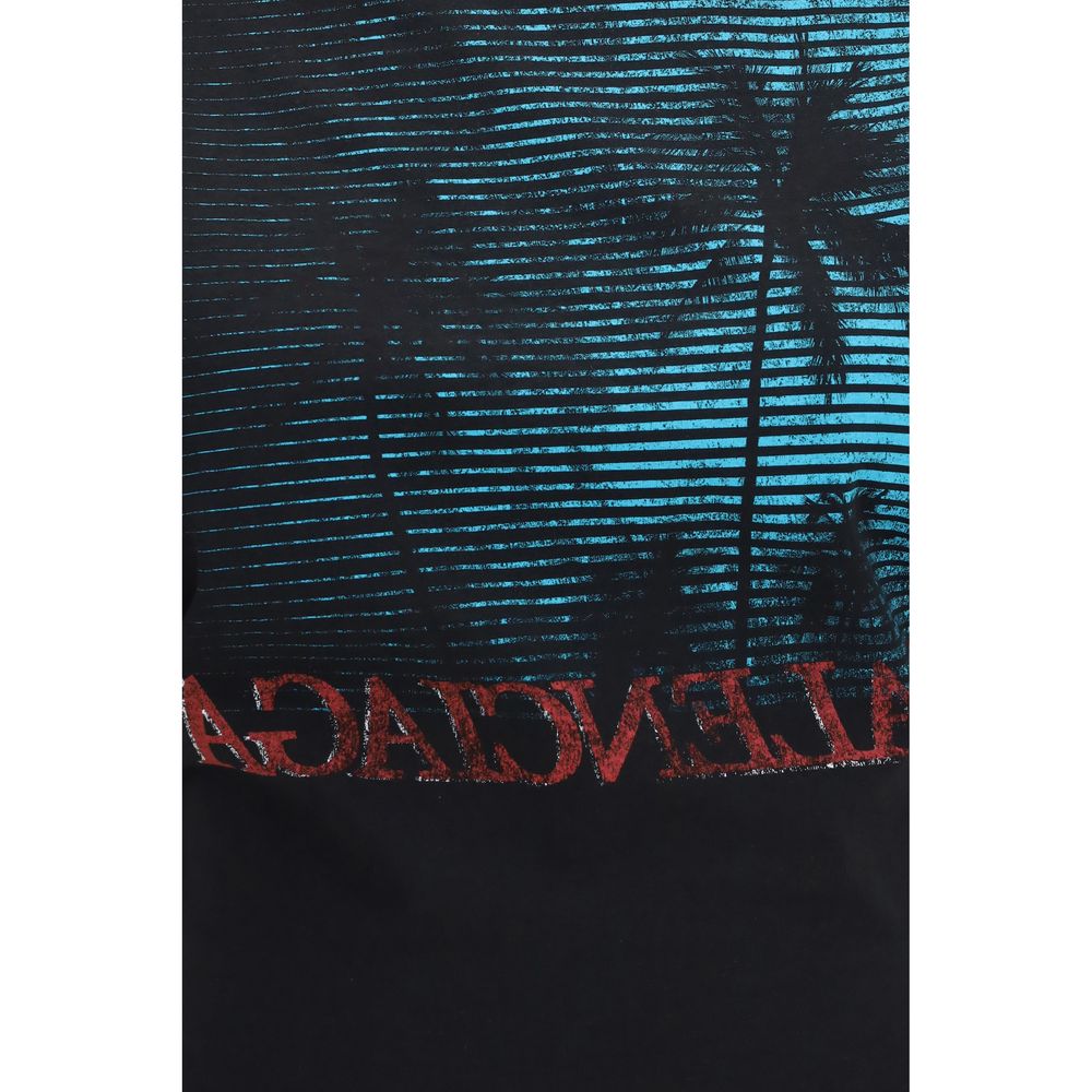 T-shirt Balenciaga en coton noir