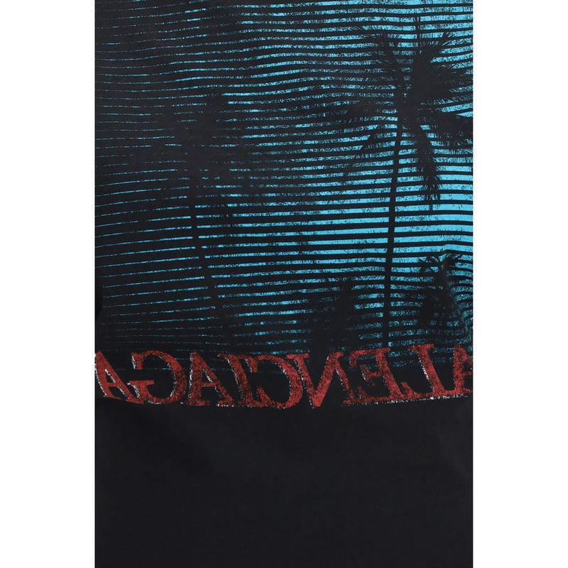 T-shirt Balenciaga en coton noir