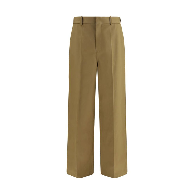 Balenciaga Beige Cotton Chino Pants