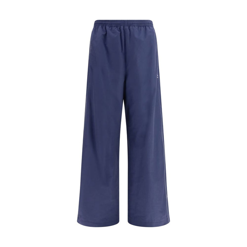Pantalon de sport Balenciaga bleu en coton