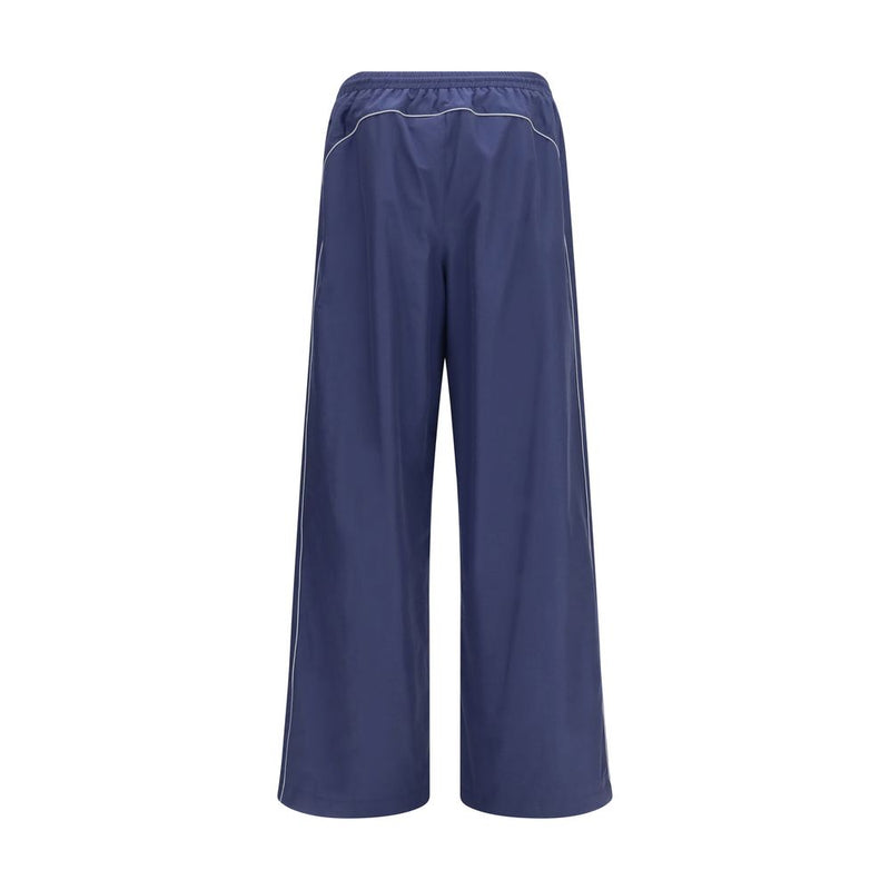 Pantalon de sport Balenciaga bleu en coton