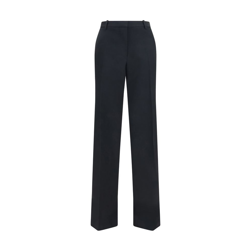 Pantalon décontracté en laine noire Tom Ford Oves Aries